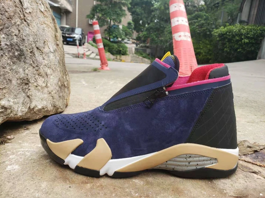 Air Jordan 14 Jumpman Z Dark Blue Champagne by Air Jordan