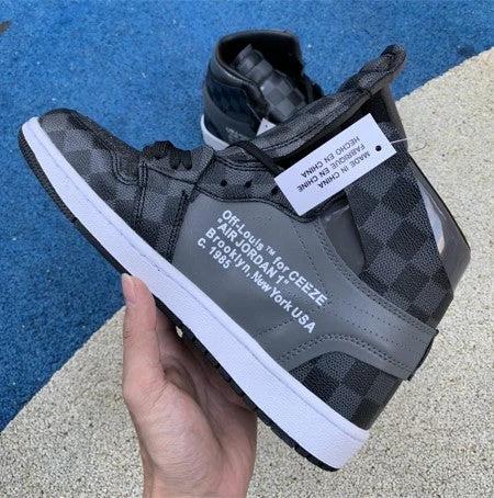 Air Jordan 1 Black Shoes by Air Jordan