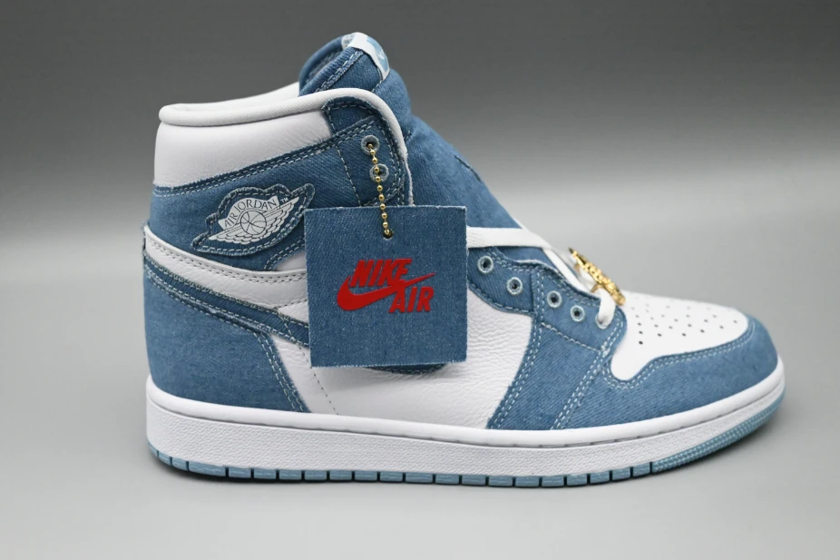 Air Jordan 1 High OG Denim Metallic Gold by Air Jordan