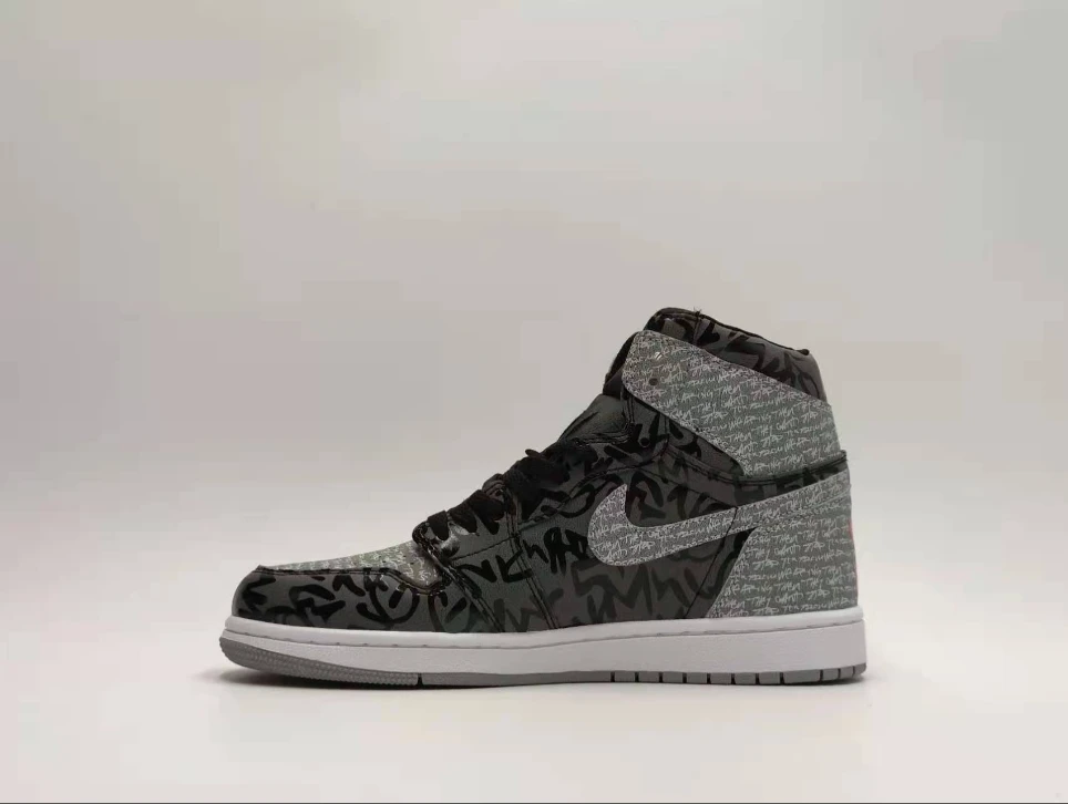 Air Jordan 1 High Rebillionaire Grey Black by Air Jordan