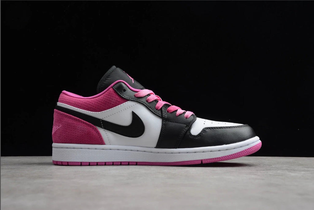 Air Jordan 1 Low Black Active Fuchsia by Air Jordan