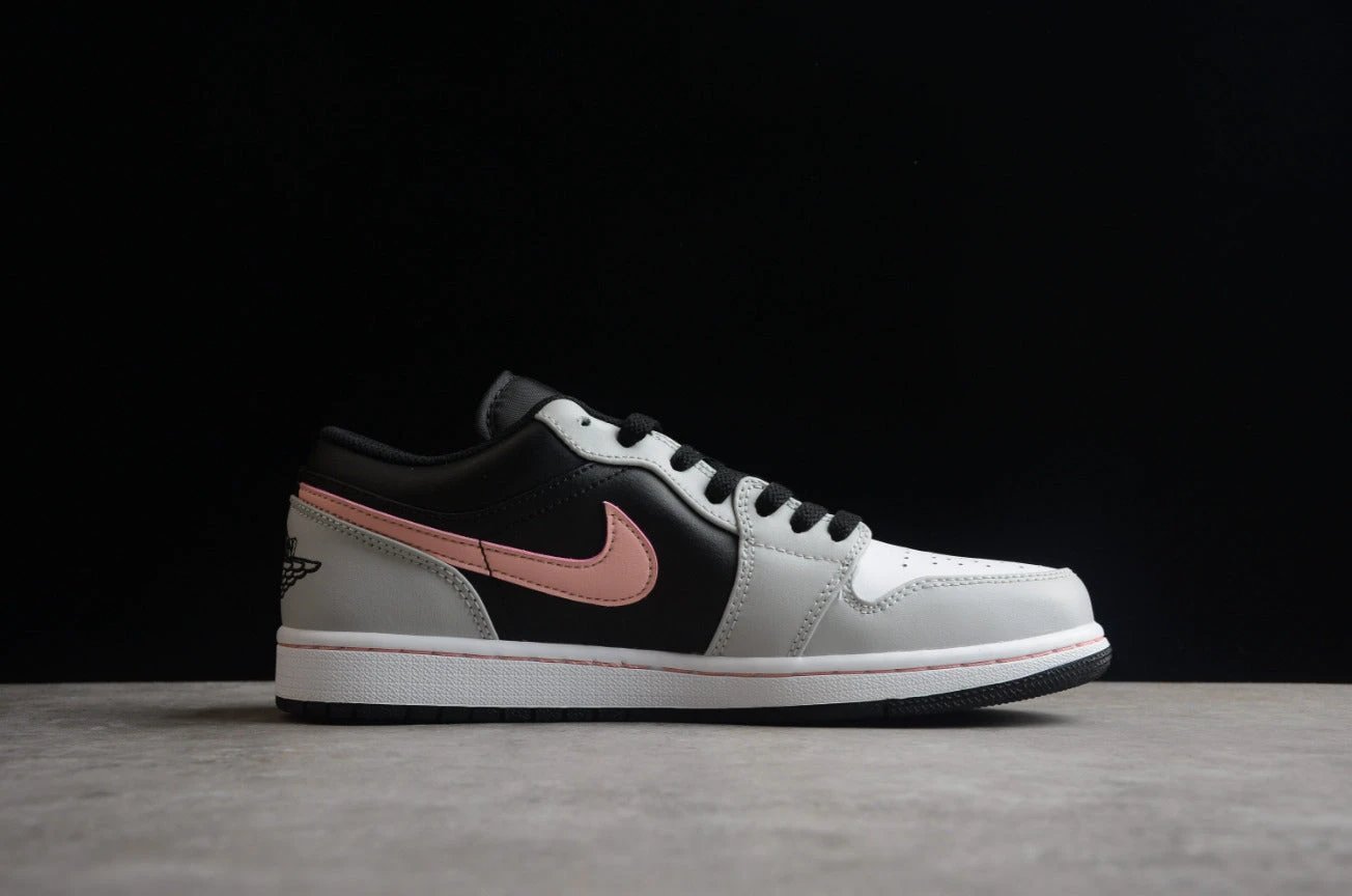 Air Jordan 1 Low Black Grey Pink by Air Jordan