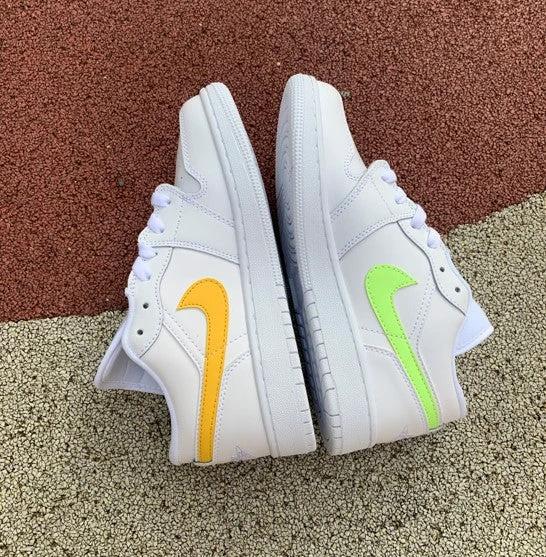Air Jordan 1 Low GS Four-Color Mandarin Duck by Air Jordan