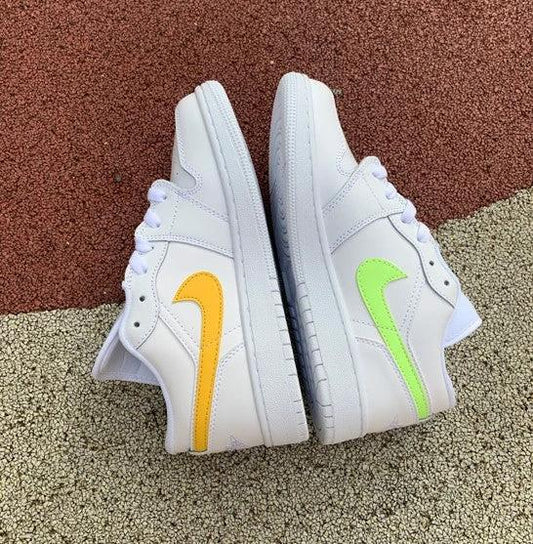 Air Jordan 1 Low GS Four-Color Mandarin Duck by Air Jordan
