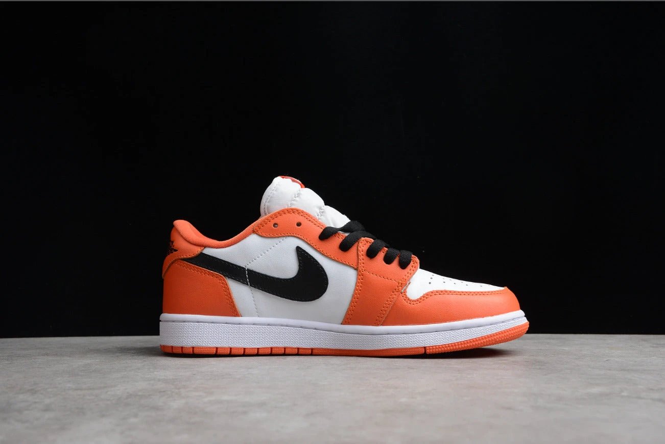 Air Jordan 1 Low OG White Orange Black by Air Jordan