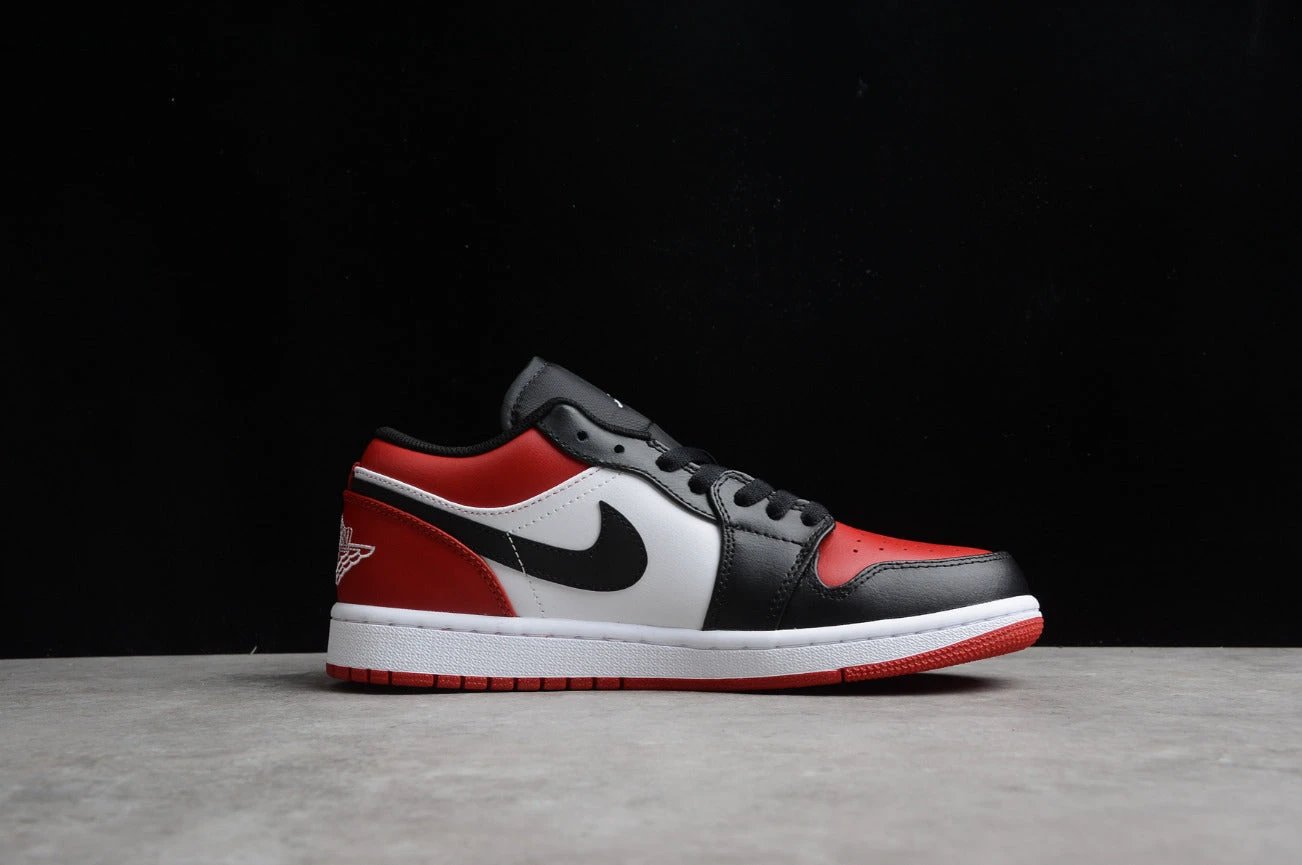 Air Jordan 1 Low Red And Black Toe by Air Jordan