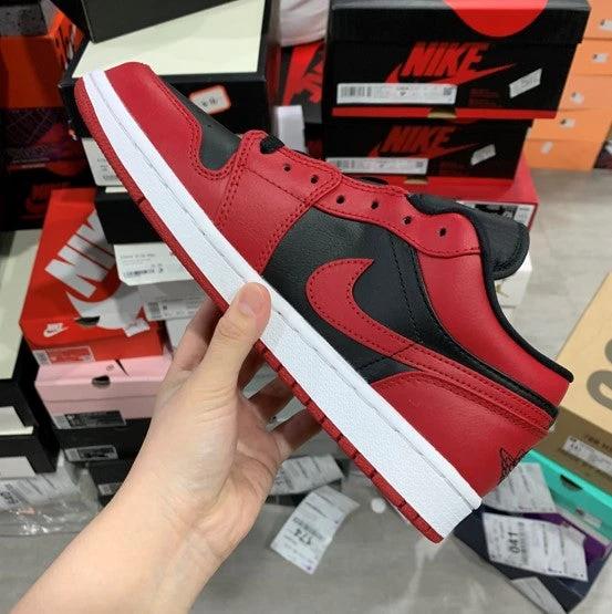Air Jordan 1 Low Red Black by Air Jordan