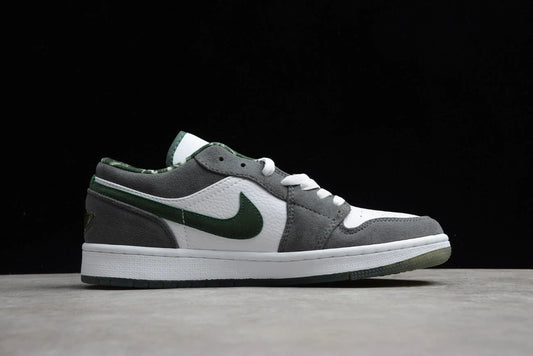 Air Jordan 1 Low Suede Grey Green by Air Jordan