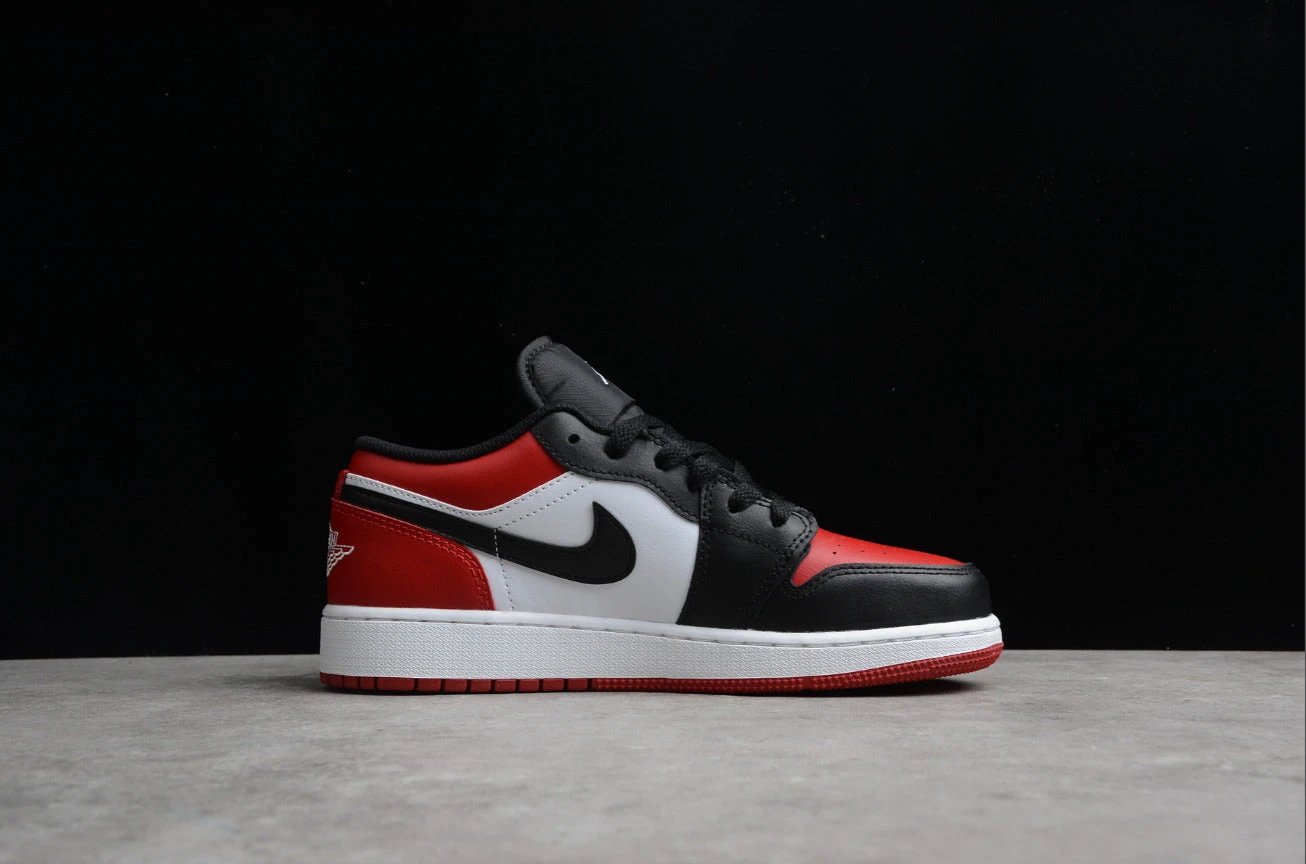 Air Jordan 1 Low Toe Red And Black by Air Jordan