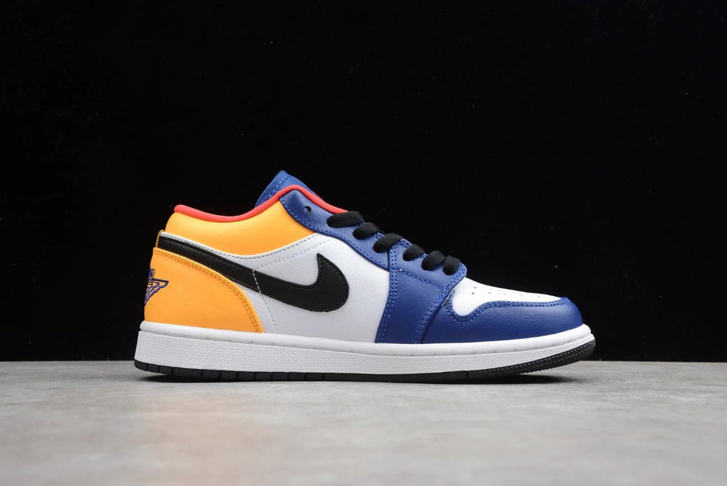 Air Jordan 1 Low Top White Blue Orange by Air Jordan