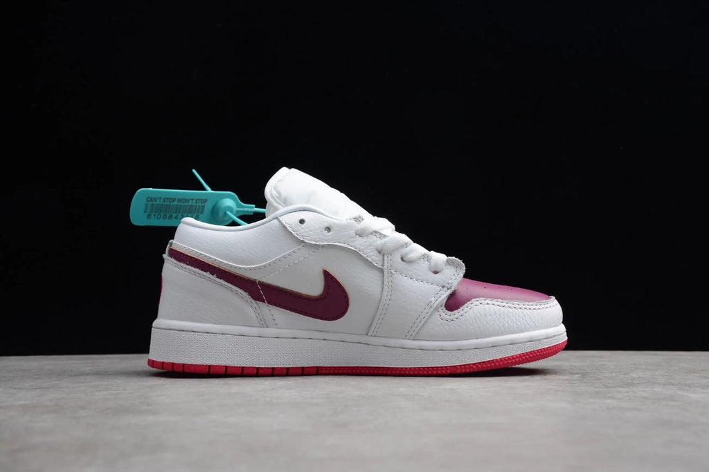 Air Jordan 1 Low Top White Pink Valentine's Day by Air Jordan