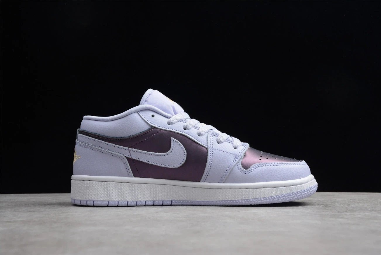 Air Jordan 1 Low Top White Purple by Air Jordan
