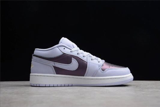 Air Jordan 1 Low Top White Purple by Air Jordan