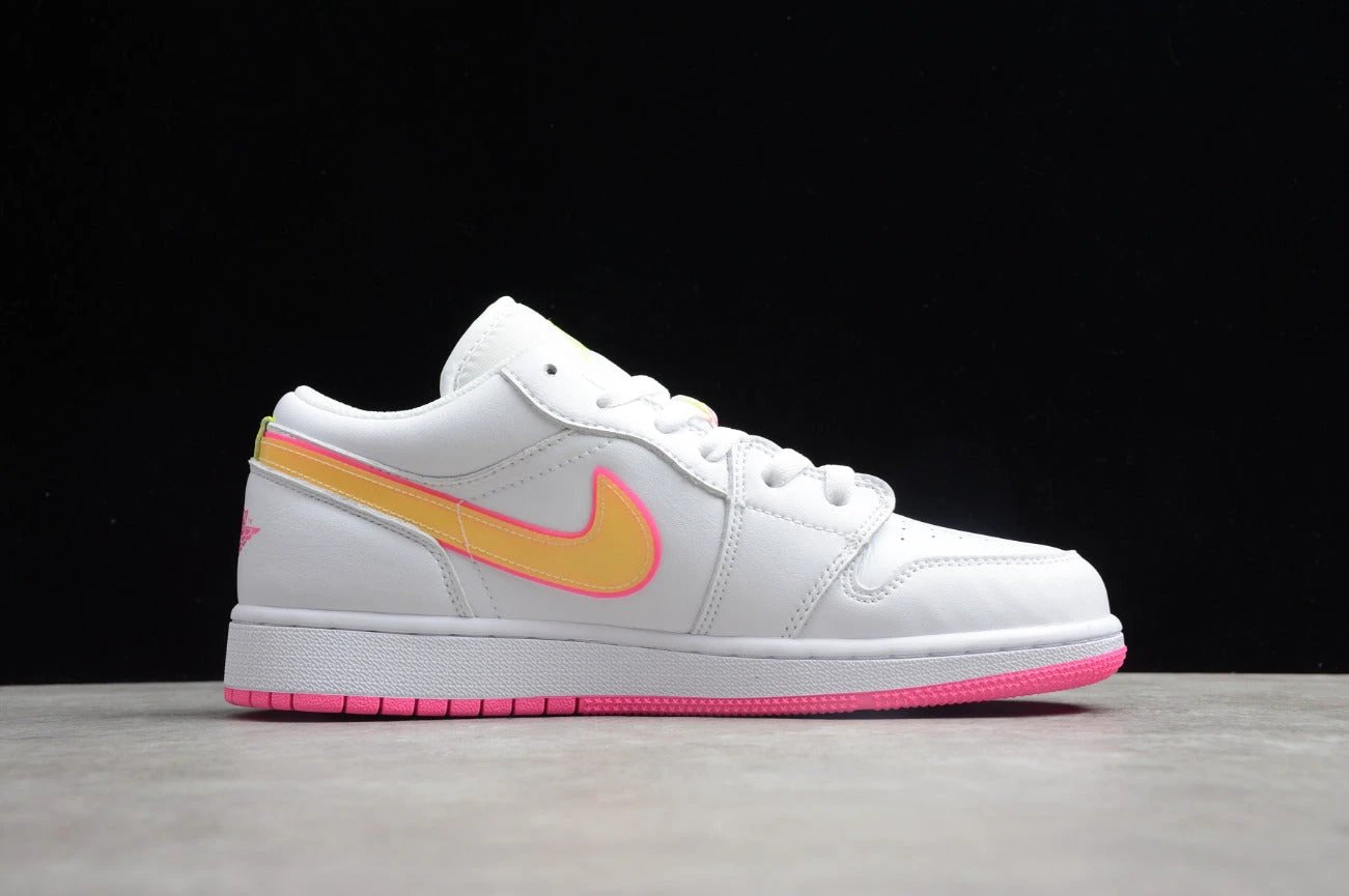 Air Jordan 1 Low White And Yellow Powder by Air Jordan