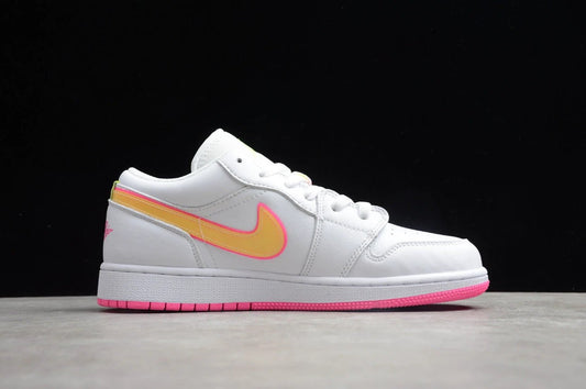Air Jordan 1 Low White And Yellow Powder by Air Jordan