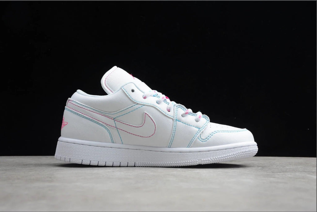 Air Jordan 1 Low White Green Powder by Air Jordan