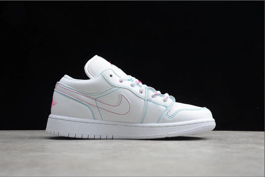Air Jordan 1 Low White Green Powder by Air Jordan