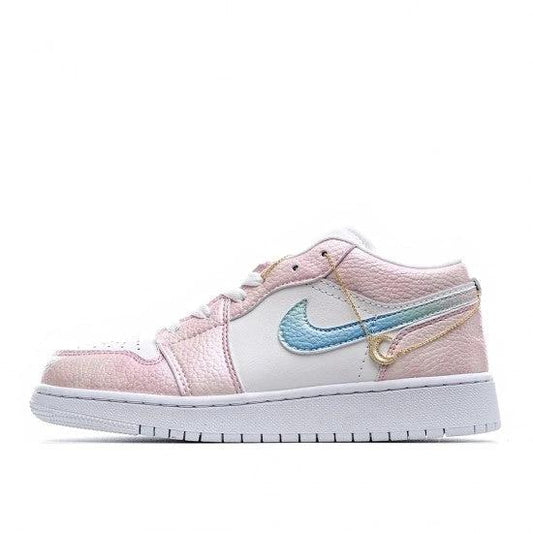 Air Jordan 1 Low White Pink by Air Jordan