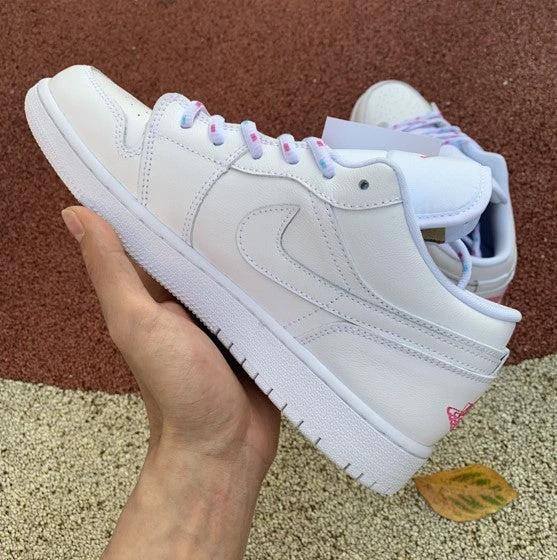 Air Jordan 1 Low White Pink Candy by Air Jordan