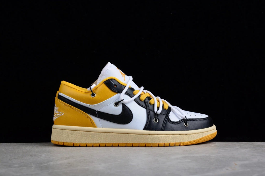 Air Jordan 1 Low Yellow White Black by Air Jordan