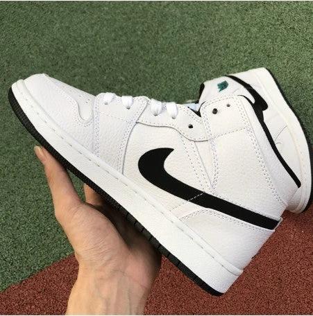 Air Jordan 1 MID GS White Green by Air Jordan