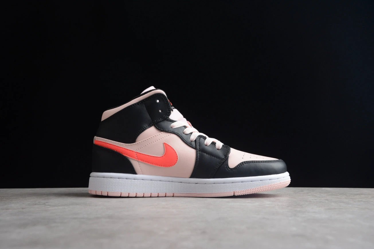 Air Jordan 1 Mid Atmosphere Black Infrared by Air Jordan