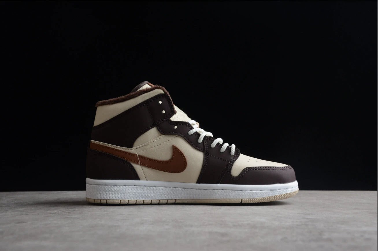 Air Jordan 1 Mid Basalt Brown by Air Jordan