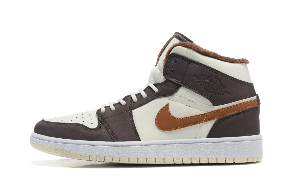 Air Jordan 1 Mid Basalt Brown by Air Jordan