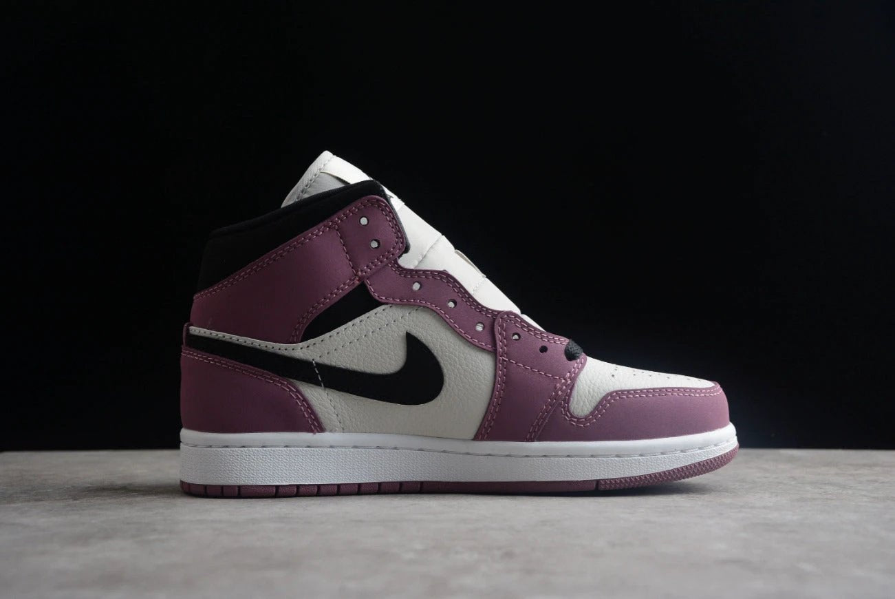 Air Jordan 1 Mid Berry Powder by Air Jordan