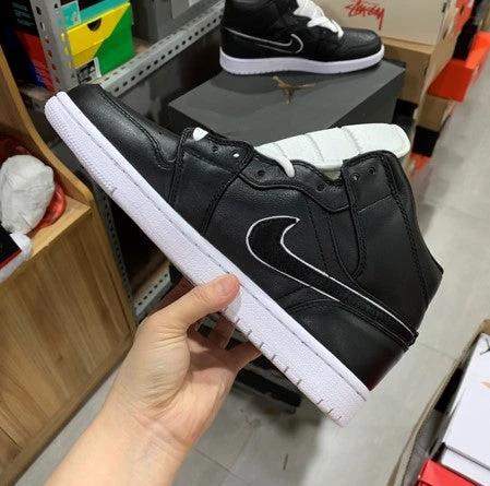 Air Jordan 1 Mid Black And White Oreo by Air Jordan