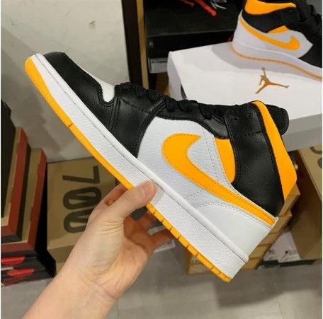Air Jordan 1 Mid Black And Yellow by Air Jordan