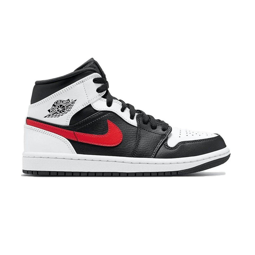 Air Jordan 1 Mid Black Chile Red White by Air Jordan