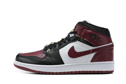 Air Jordan 1 Mid Black Dark Beetroot by Air Jordan