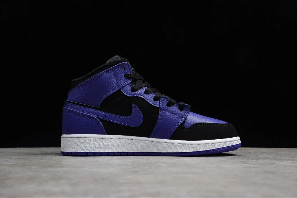 Air Jordan 1 Mid Black Dark Concord by Air Jordan