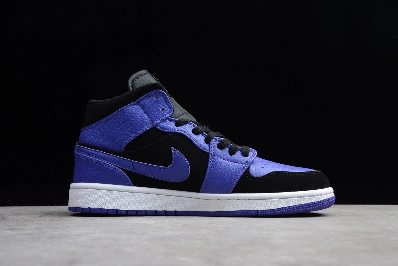 Air Jordan 1 Mid Black Dark Concord by Air Jordan