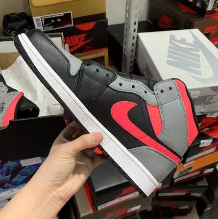 Air Jordan 1 Mid Black Grey Pink by Air Jordan