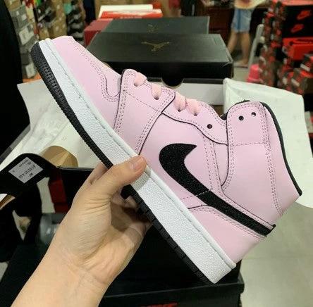 Air Jordan 1 Mid Black Pink by Air Jordan