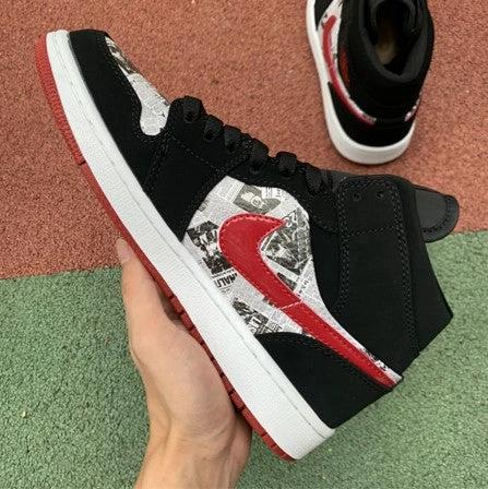 Air Jordan 1 Mid Black Red Pictorial by Air Jordan