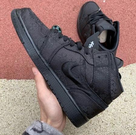 Air Jordan 1 Mid Black Silk by Air Jordan
