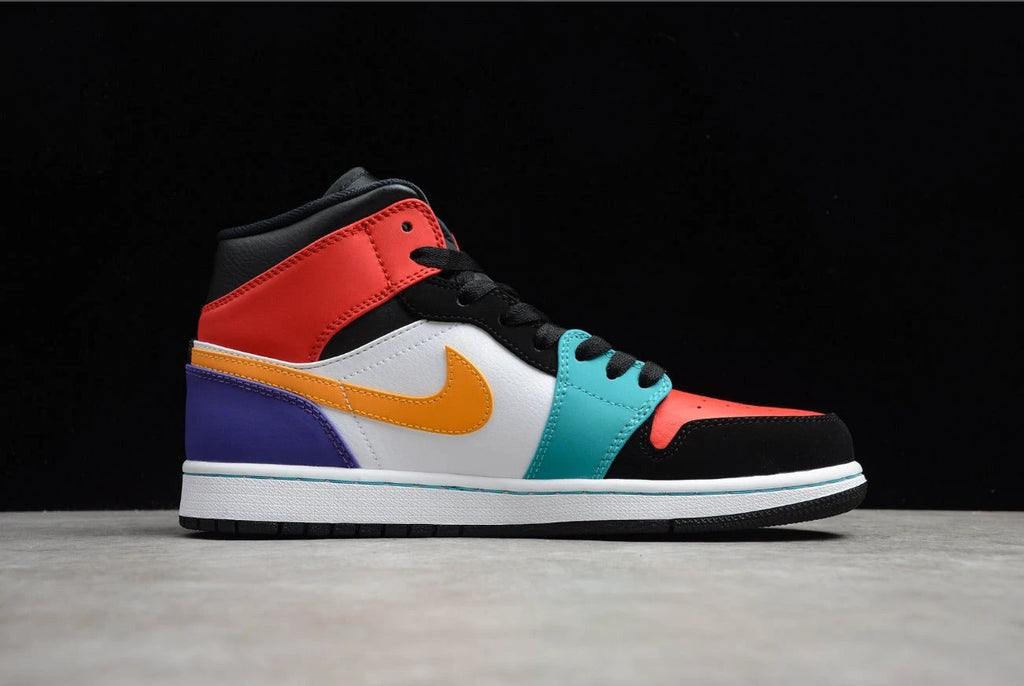 Air Jordan 1 Mid Bred Multi-Color by Air Jordan