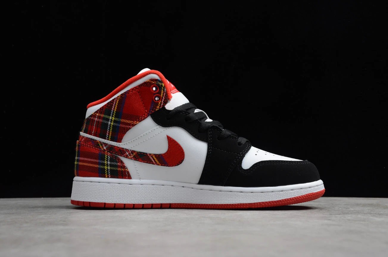 Air Jordan 1 Mid Christmas Plaid by Air Jordan