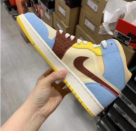 Air Jordan 1 Mid Fearless Maison African Style by Air Jordan
