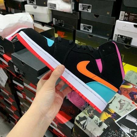 Air Jordan 1 Mid GS 3M Reflective Color by Air Jordan
