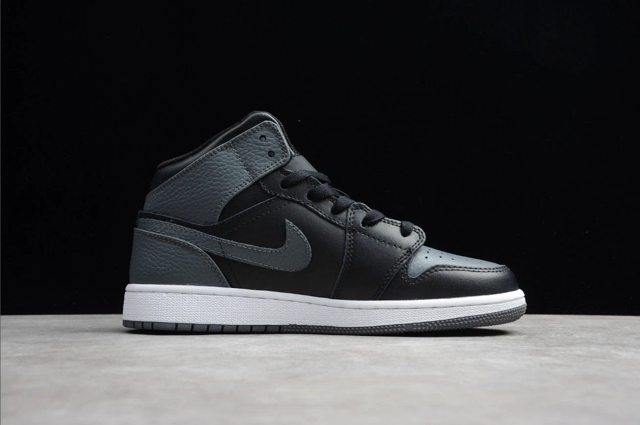 Air Jordan 1 Mid GS 'Black Dark Grey' by Air Jordan