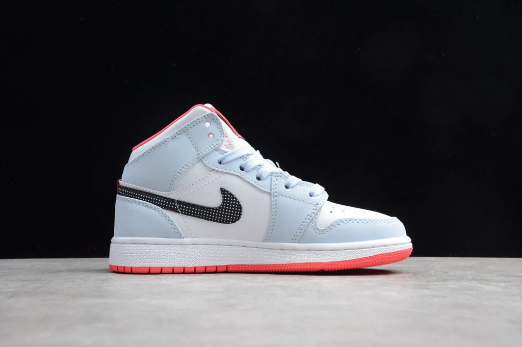 Air Jordan 1 Mid GS 'Half Blue' by Air Jordan