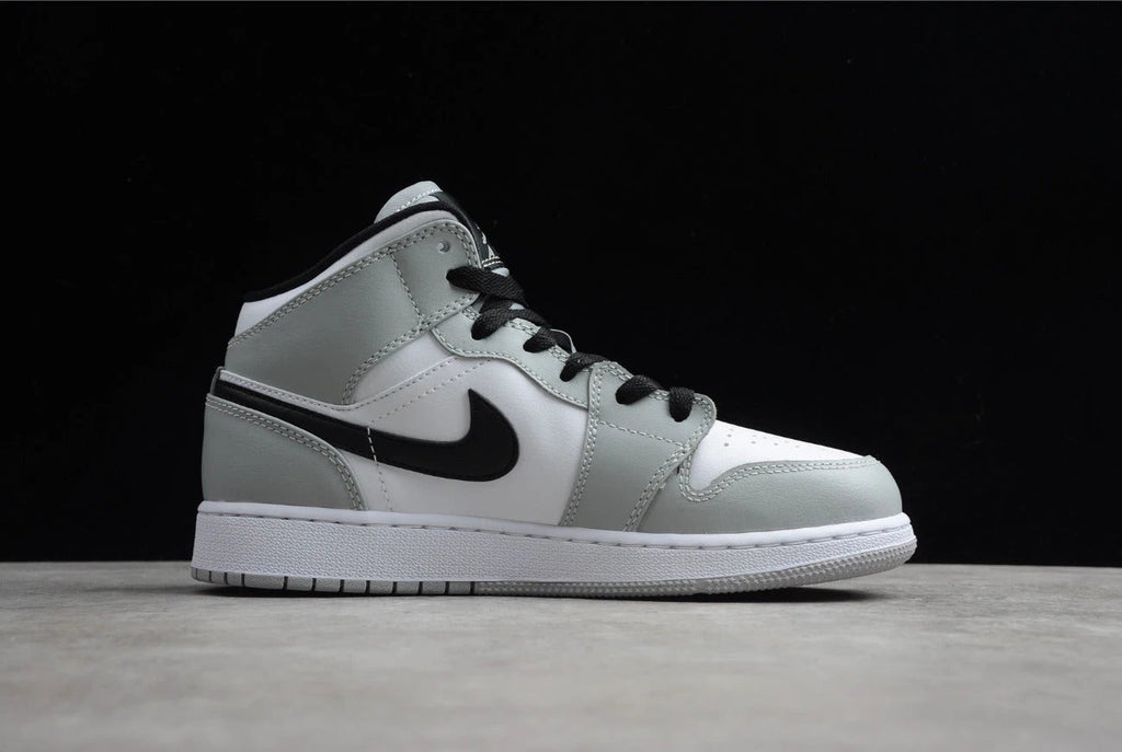 Air Jordan 1 Mid GS 'Light Smoke Grey' by Air Jordan