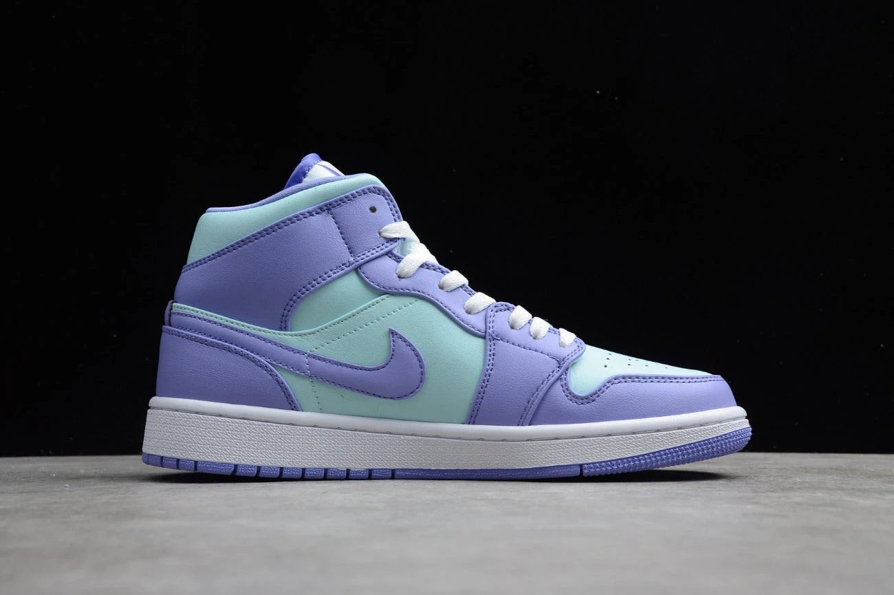 Air Jordan 1 Mid GS 'Purple Glacier Blue' by Air Jordan
