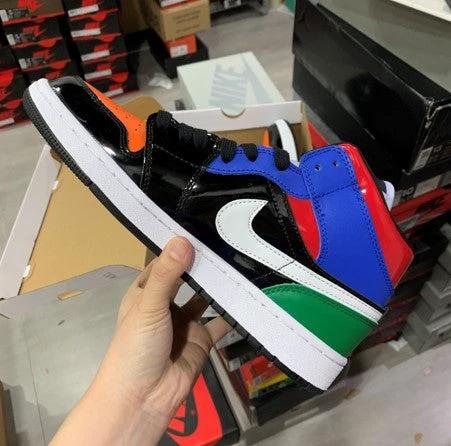 Air Jordan 1 Mid Game Time Patent Leather Iridescent by Air Jordan