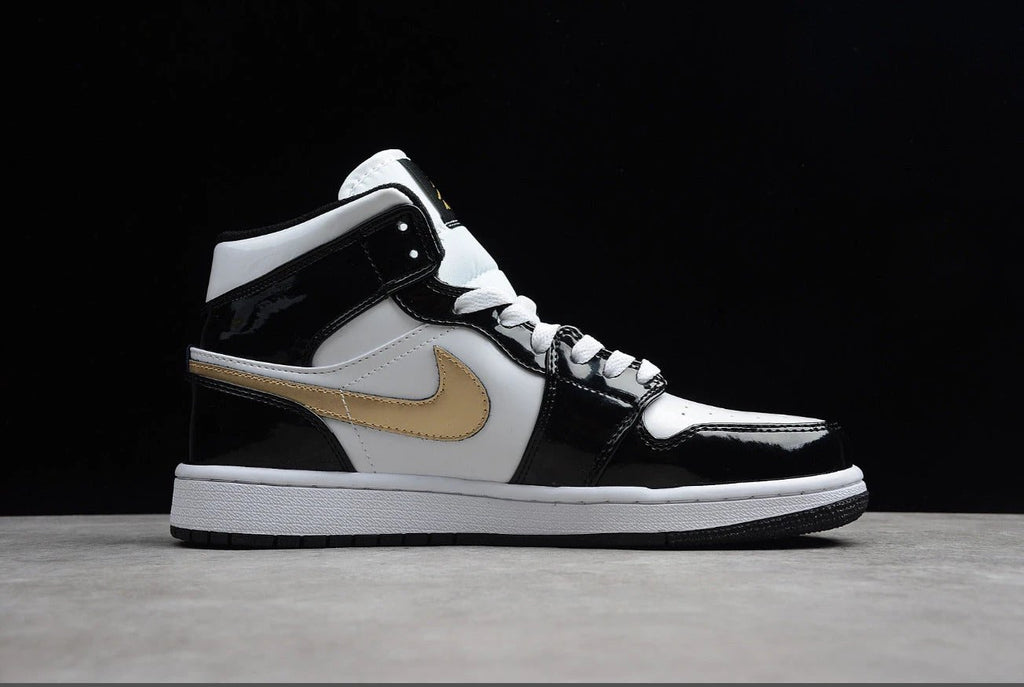 Air Jordan 1 Mid Gold Patent by Air Jordan
