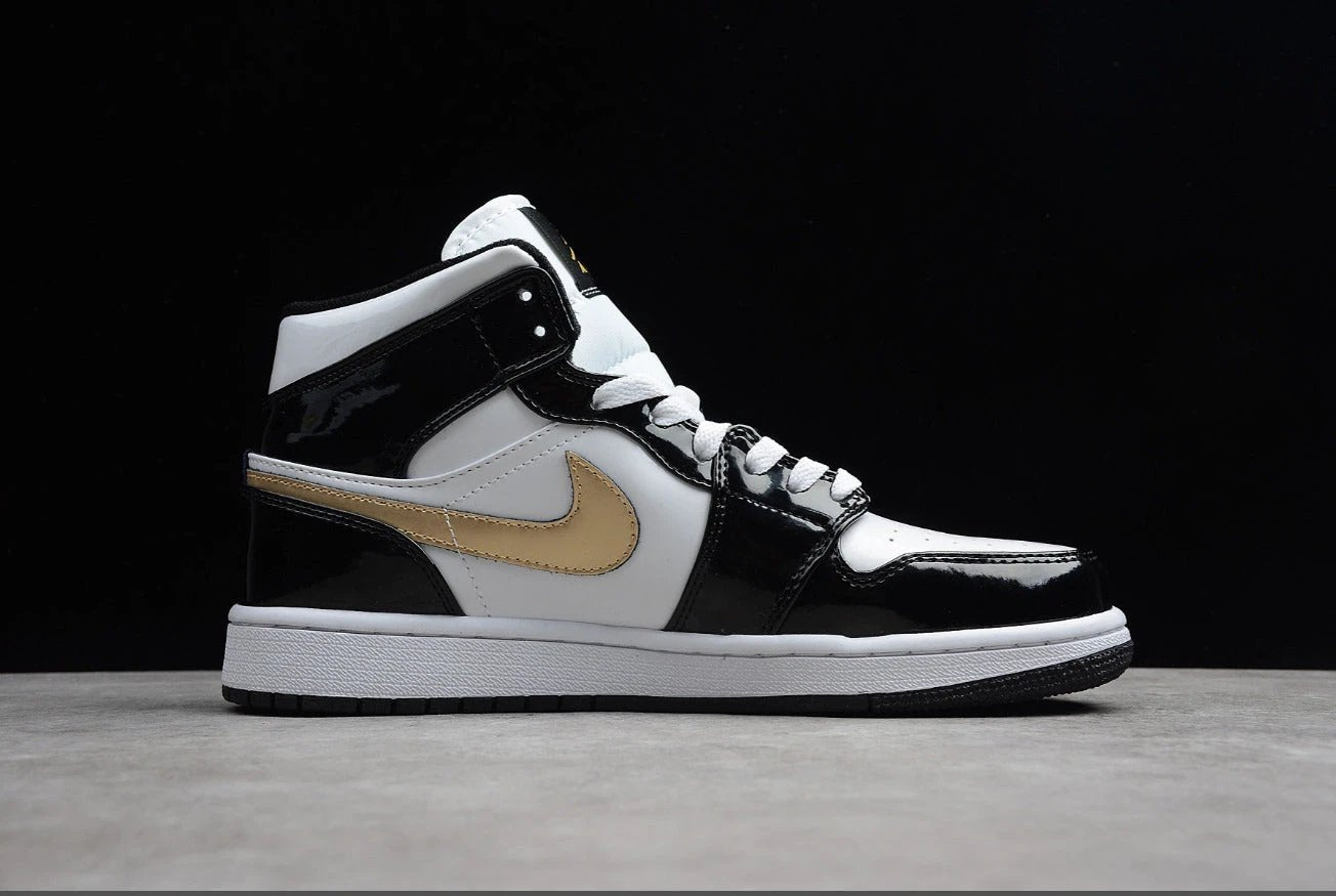 Air Jordan 1 Mid Gold Patent by Air Jordan